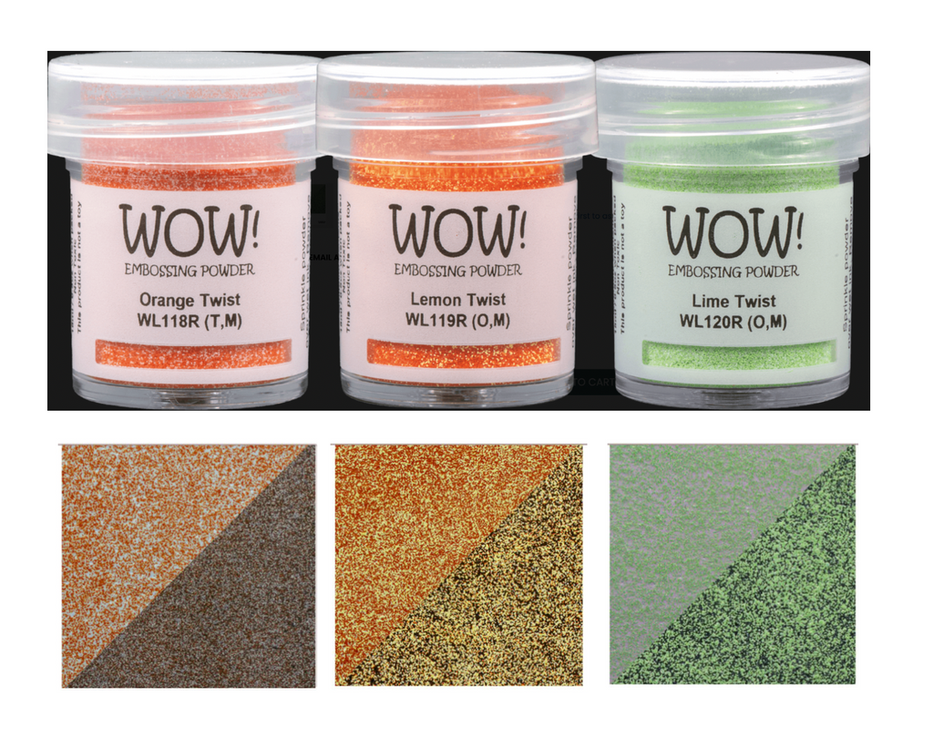 Wow Embossing Powder Trios Twist and Shout wowkt090