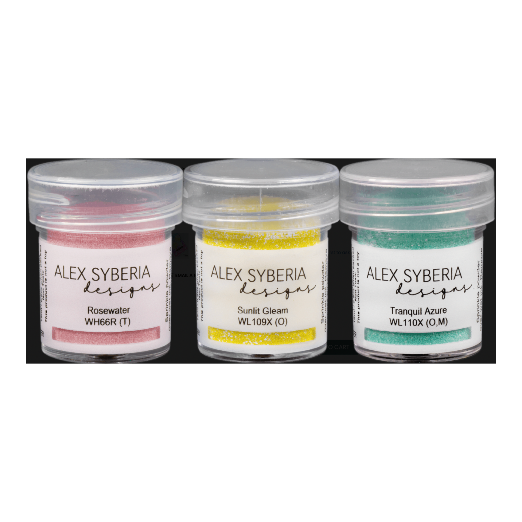 WOW Delicate Booms Trio Embossing Powder WOW Delicate Booms Trio Embossing Powder