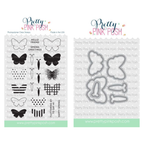 Pretty Pink Posh Decorative Butterflies Clear Stamp and Die Set