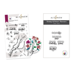 Altenew Paint and Stamp Flowers Clear Stamp and Die Set