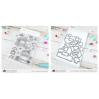 Mama Elephant Little Agenda Ice Cream Clear Stamp and Die Set