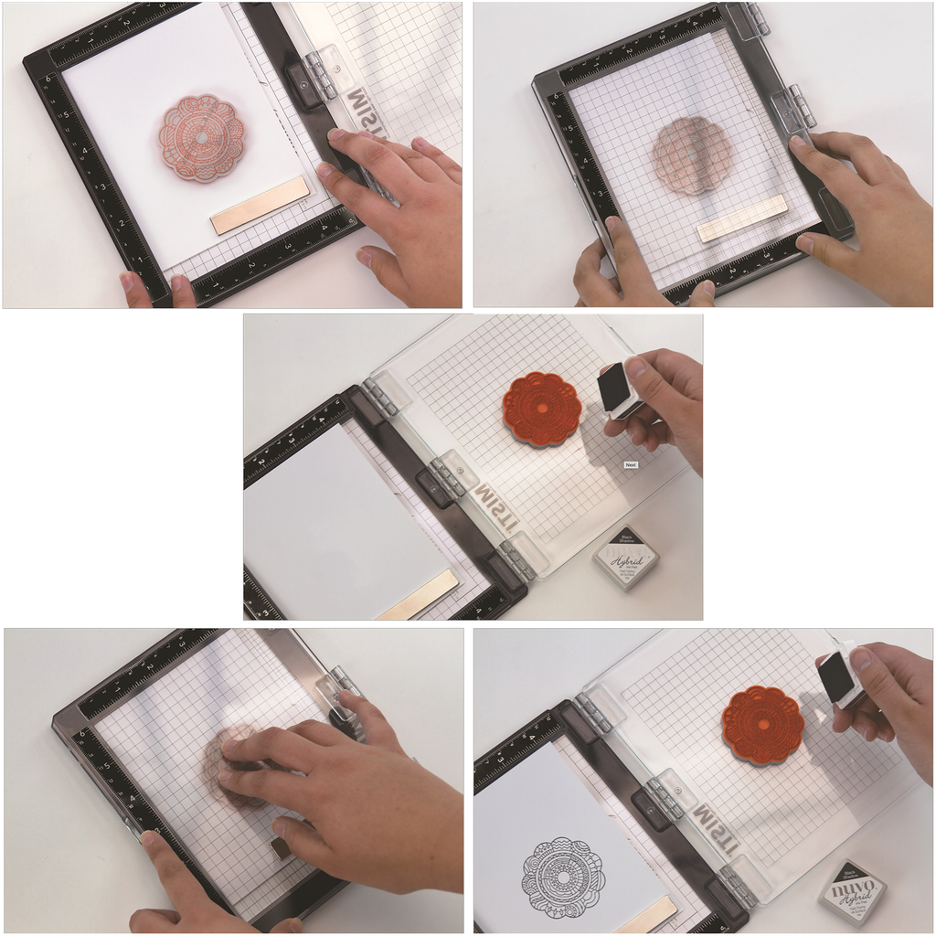 MISTI Mini Black Precision Stamper Stamping Tool Kit blkmini ho to