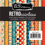 Brutus Monroe Retro Rainbow 6x6 Paper Pad bru3451