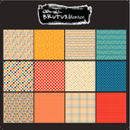 Brutus Monroe Retro Rainbow 6x6 Paper Pad bru3451 package back