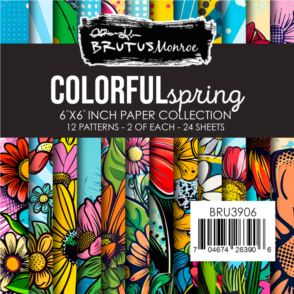 Brutus Monroe Colorful Spring 6x6 Paper Pad bru3906