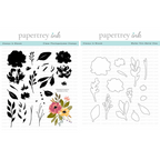 Papertrey Ink Always in Bloom Clear Stamp and Die Set