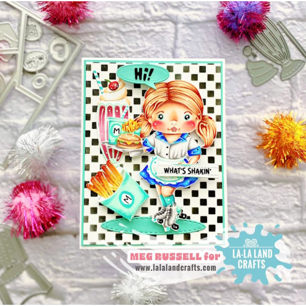 La-La Land Crafts Milkshake Dies 8842 roller skates