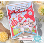 La-La Land Crafts Retro Radio Dies 8838 poodles