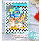 La-La Land Crafts Good Times Cling Stamp 5579 let's dance