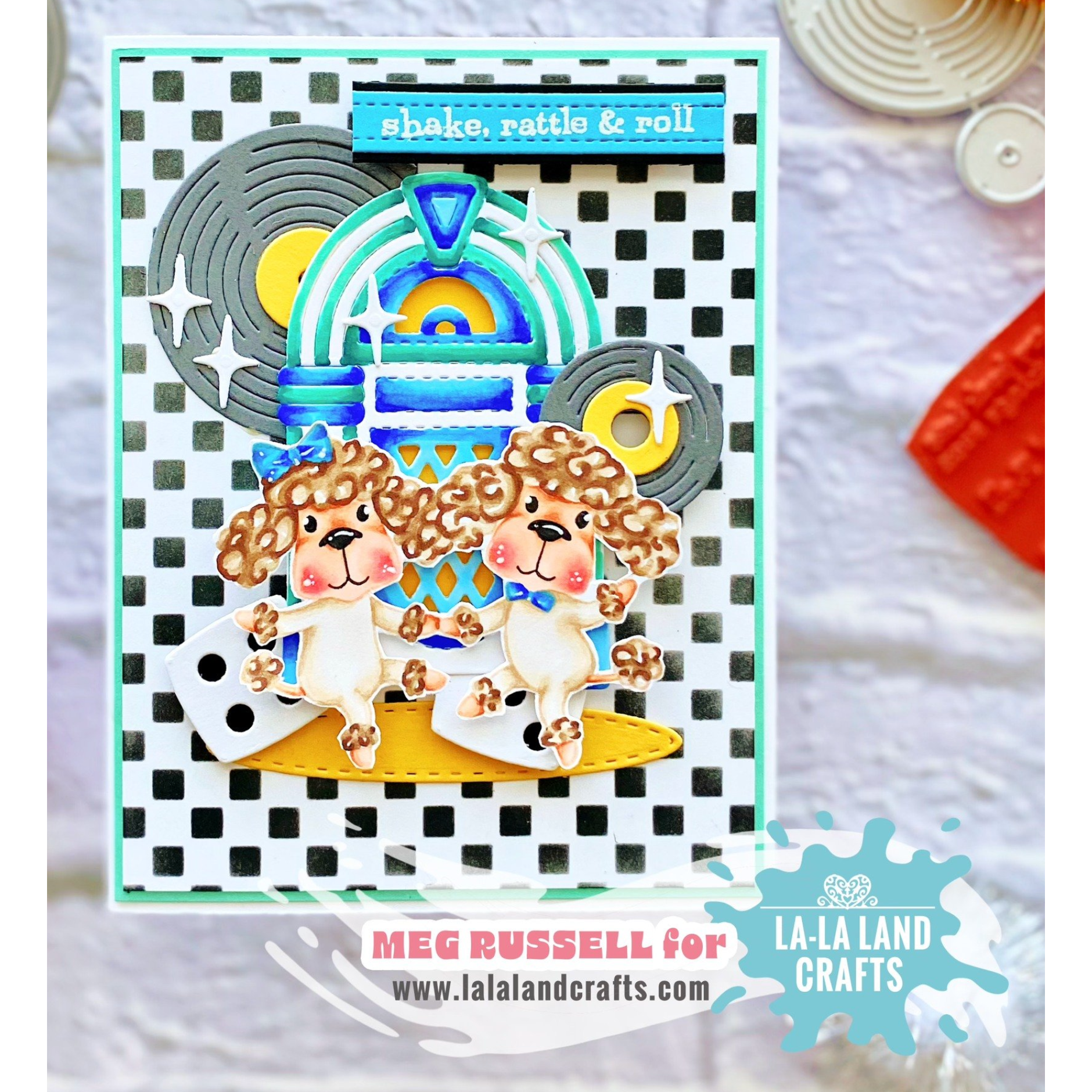 La-La Land Crafts Good Times Cling Stamp 5579 let's dance