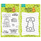 Newton's Nook Designs Puppy's Bubble Tea Clear Stamp and Die Set