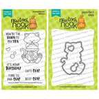 Newton's Nook Designs Newton's Bubble Tea Clear Stamp and Die Set