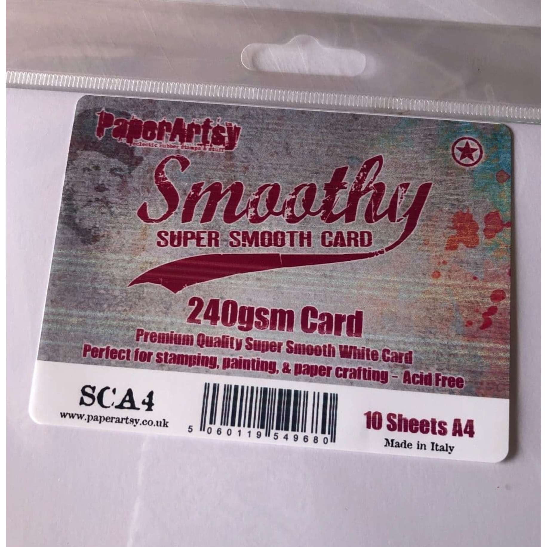 Paper Artsy SMOOTHY CARDSTOCK PAPER 90# Super Smooth SCA4*