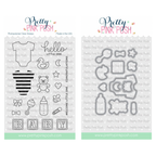 Pretty Pink Posh Baby Basics Clear Stamp and Die Set