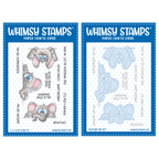 Whimsy Stamps Elephantastic Clear Stamp and Die Set