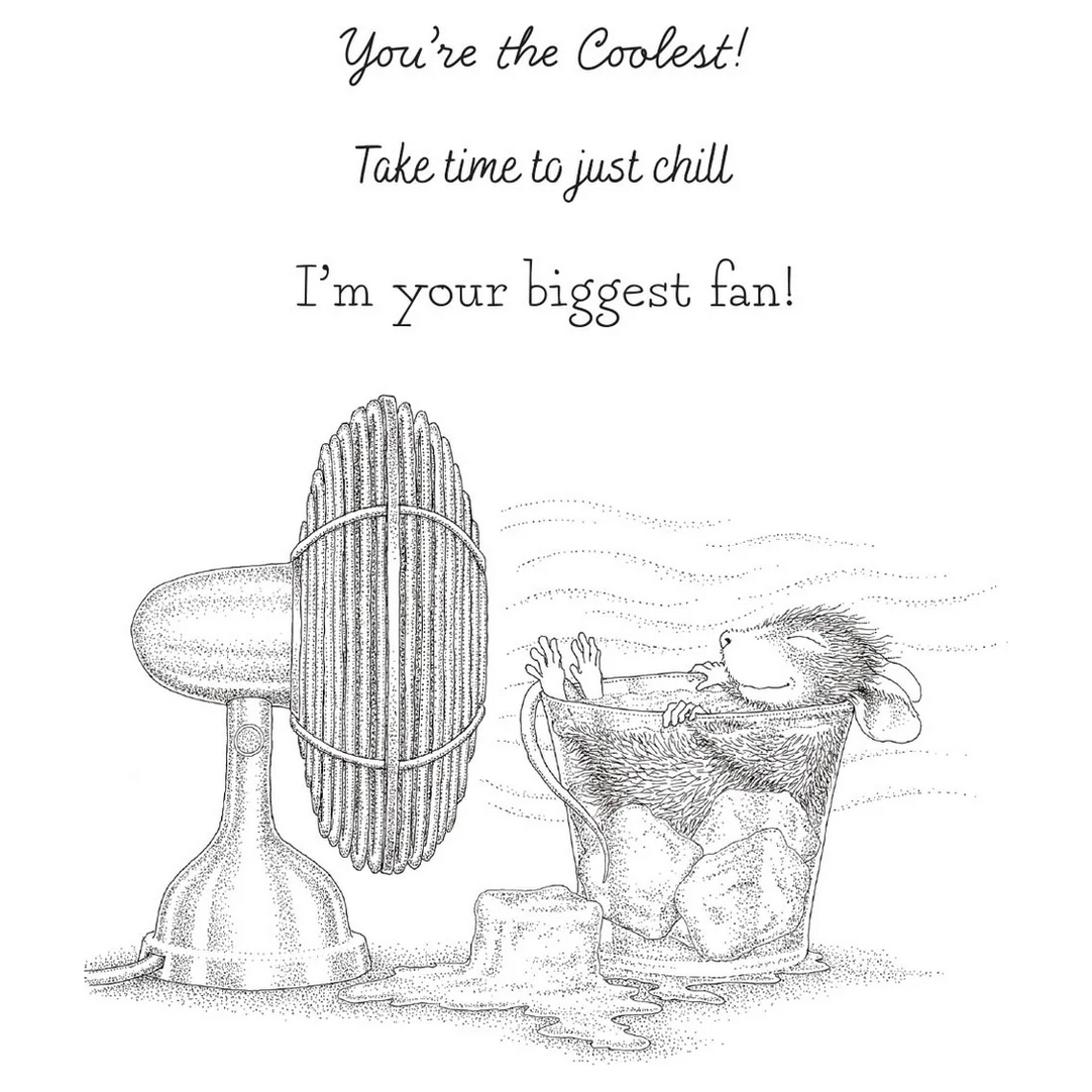 Spellbinders: House Mouse : Stay Cool Cling Stamp Set Spellbinders: House Mouse : Stay Cool Cling Stamp Set