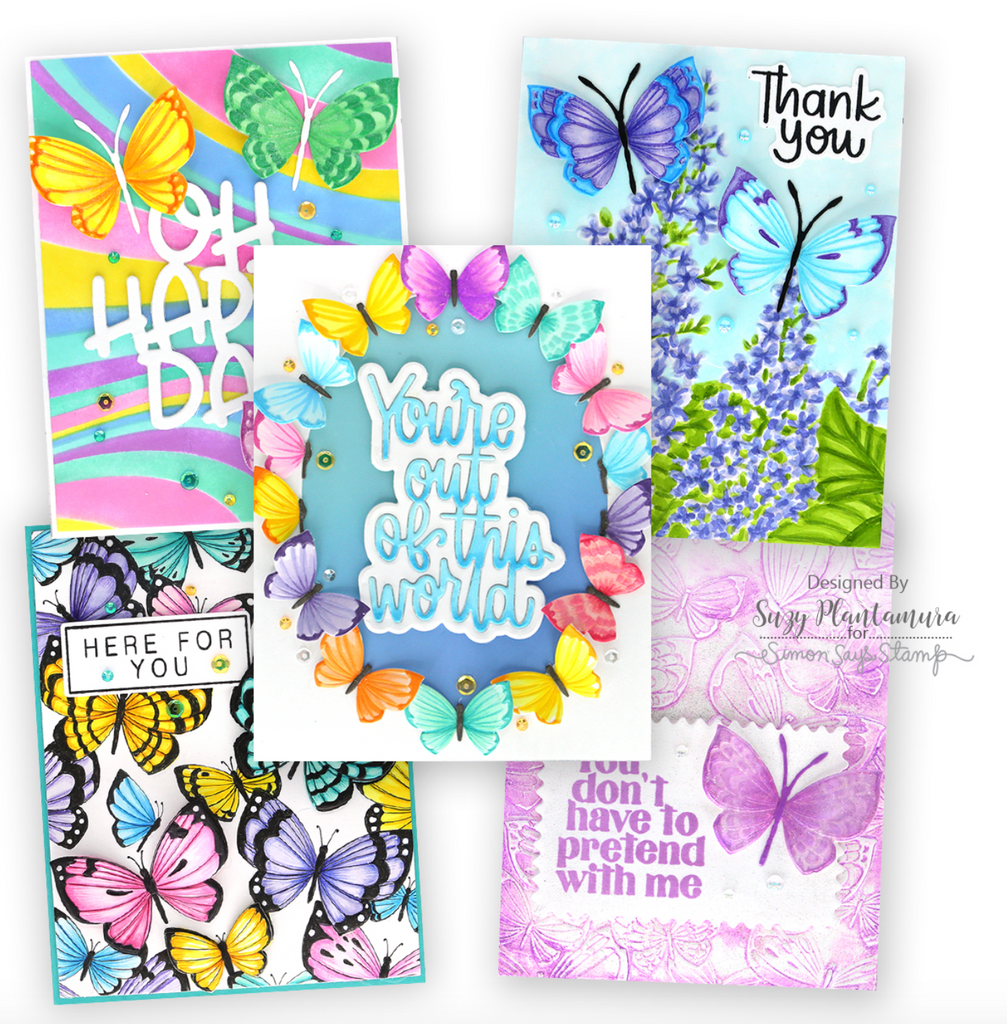 Prismacolor PREMIER COLORED PENCILS 72 Set 3599 Fantasy Butterfly Cards | color-code:ALT17