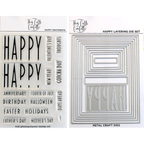 This Calls For Confetti Happy Sentiments Clear Stamps and Happy Layering Dies Set