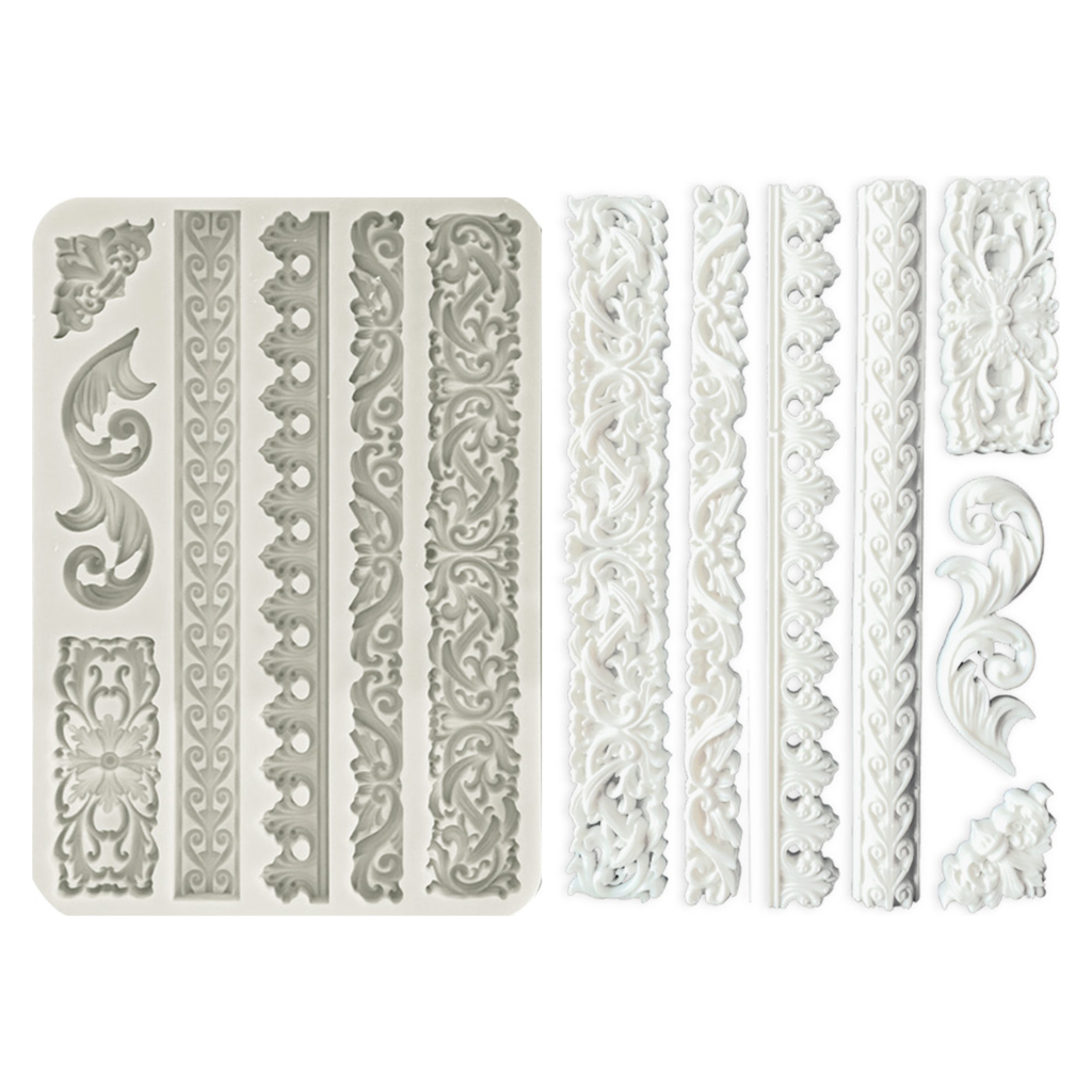 Stamperia Greek Borders A5 Silicone Mold kacma511