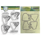 Penny Black Brew-Tea-Ful Clear Stamp and Die Set