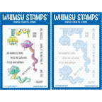 Whimsy Stamps Sassy Snakes Clear Stamp and Die Set