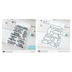 Mama Elephant Be Scary Clear Stamp and Die Set