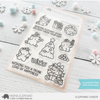 Mama Elephant Elephant Cheer Clear Stamp and Die Set