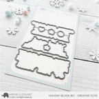 Mama Elephant Holiday Block Clear Stamp and Die Set*