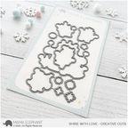 Mama Elephant Shine With Love Clear Stamp and Die Set*