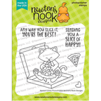 Newton's Nook Designs Newton Loves Pizza Clear Stamp and Die Set