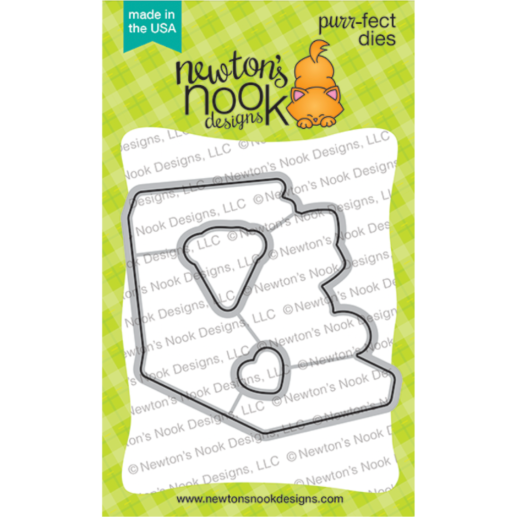 Newton's Nook Designs Newton Loves Pizza Clear Stamp and Die Set