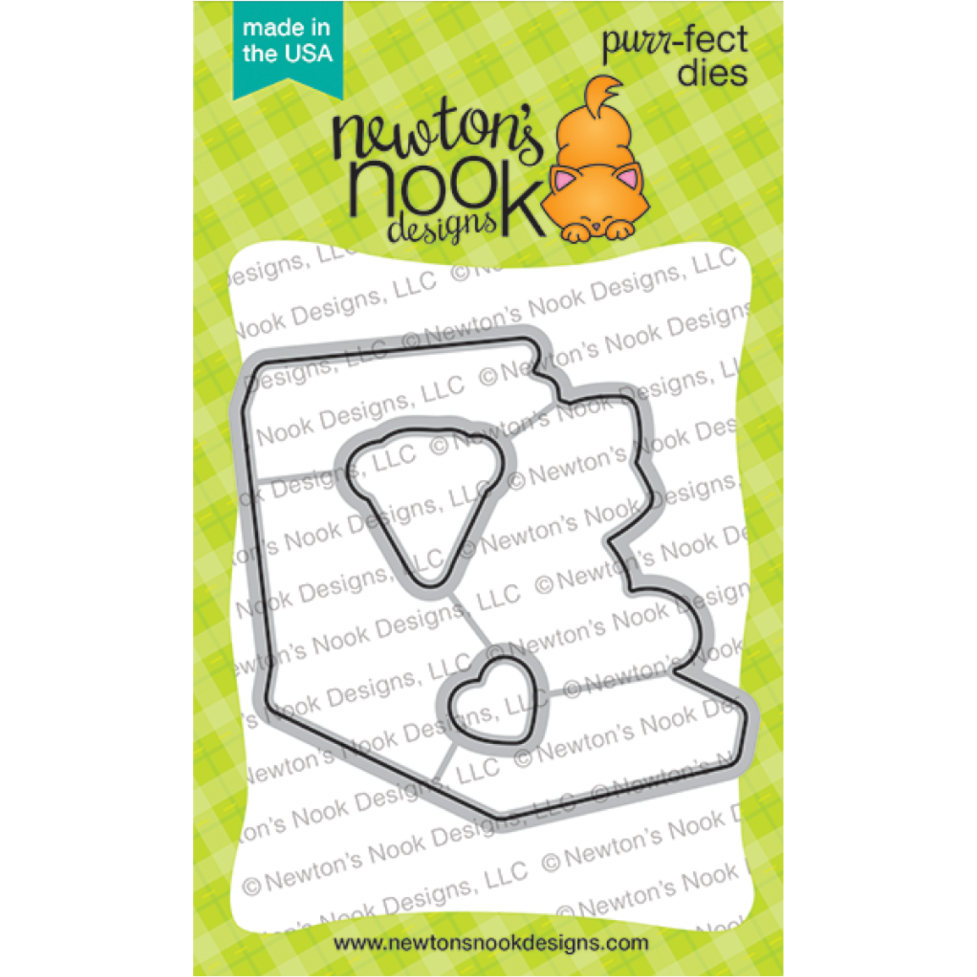 Newton's Nook Designs Newton Loves Pizza Clear Stamp and Die Set