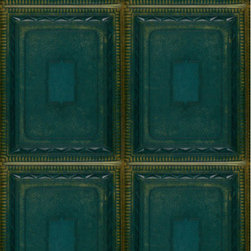 Tim Holtz Fabric By The Yard Teal Tiles pwth274 Eclectic Elements Palette