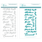 Trinity Stamps Elegant Christmas Sentiments Stamp and Die Bundle