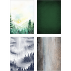 Honey Bee Adventure Awaits 6 x 8.5 Paper Pad hbpa-044 forest scenes