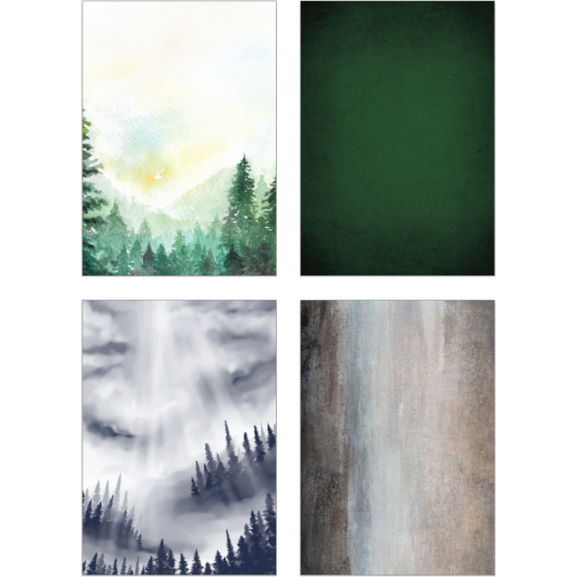 Honey Bee Adventure Awaits 6 x 8.5 Paper Pad hbpa-044 forest scenes