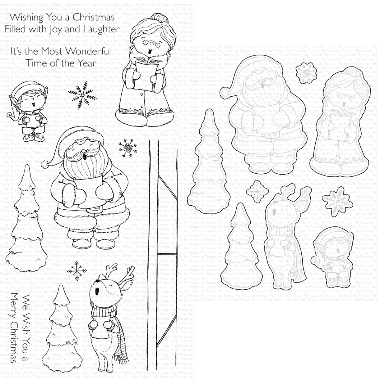 Christmas Santa Claus StickeGlitter Foam Stickers Winter Snowflake