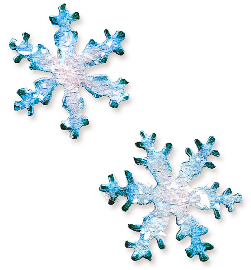 Tim Holtz Die Cuts * Papercut Snowflakes * White Glitter Foam * 28  Snowflakes