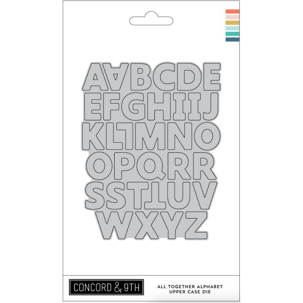 Concord & 9th All Together Alphabet Uppercase Die Set 12022