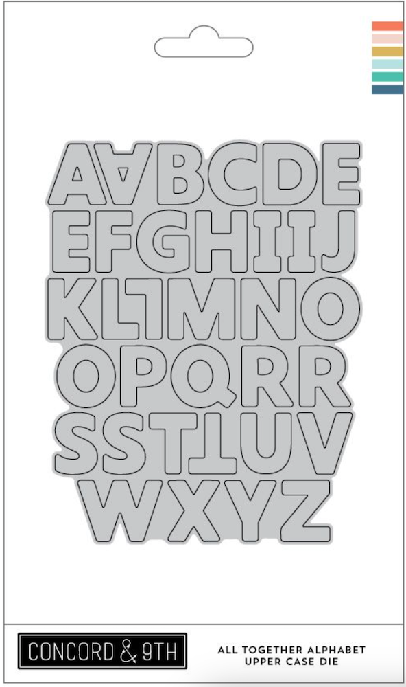 Concord & 9th All Together Alphabet Uppercase Die Set 12022