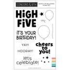 Concord & 9th Bunch of Balloons Clear Stamp Set 12024