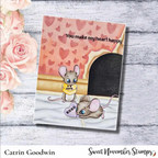 Sweet November Stamps Tiny Hearts Clear Stamp Set sns-th-vd-24 heart