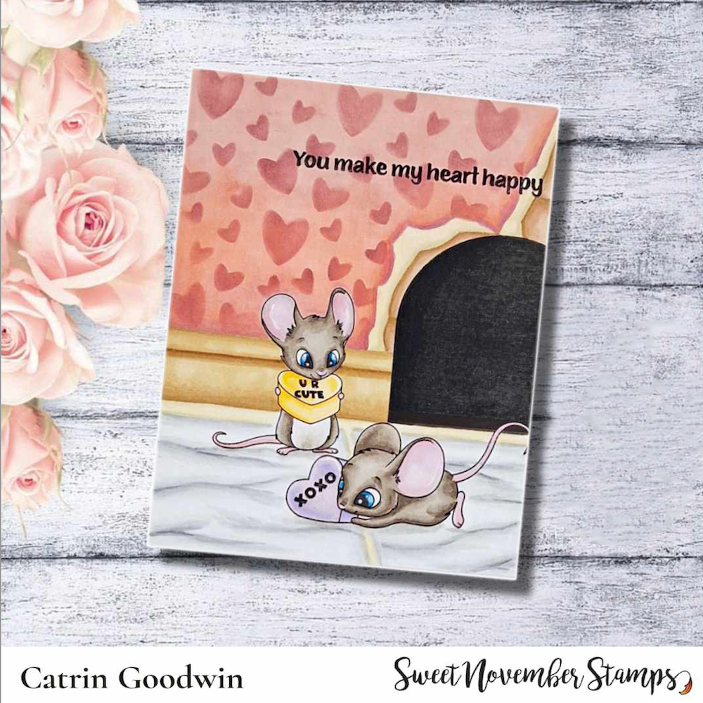 Sweet November Stamps Tiny Hearts Clear Stamp Set sns-th-vd-24 heart