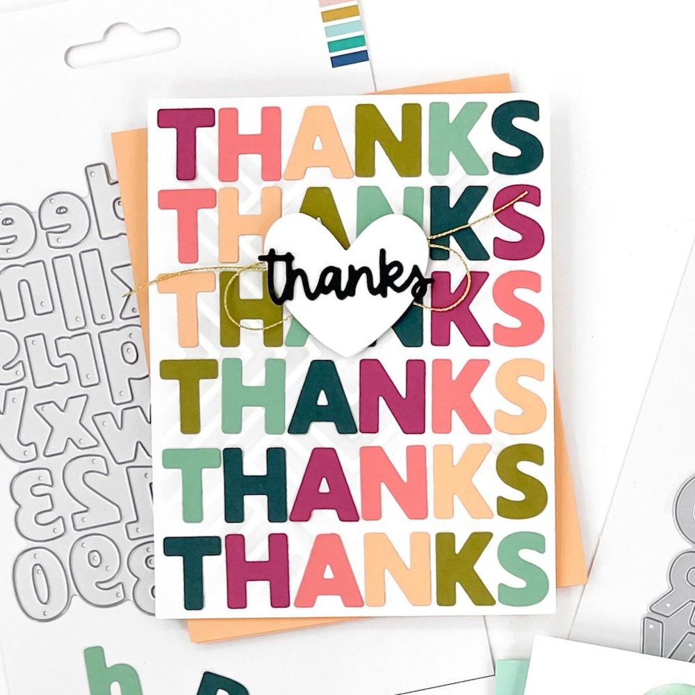 Concord & 9th All Together Alphabet Uppercase Die Set 12022 thanks