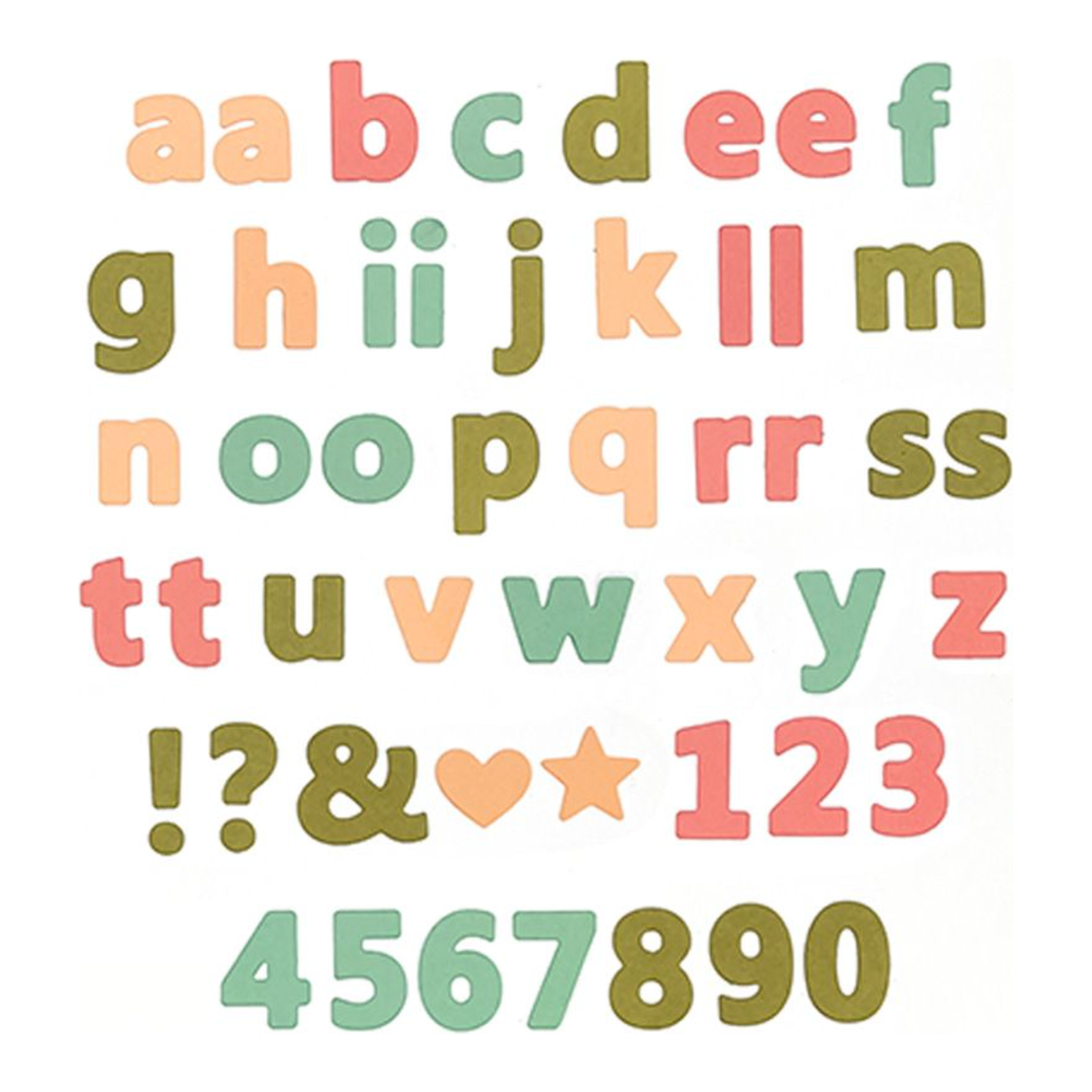 Concord & 9th All Together Alphabet Lowercase Die Set 12021 letters
