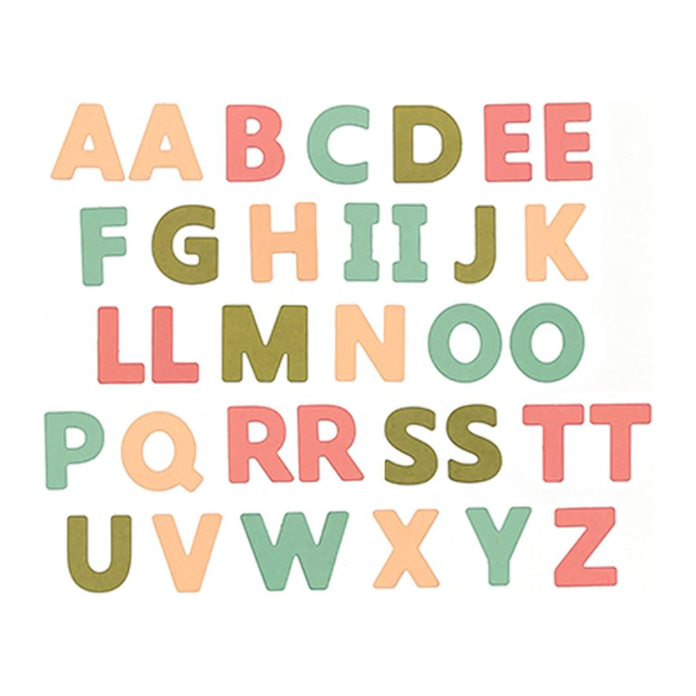 Concord & 9th All Together Alphabet Uppercase Die Set 12022 letters