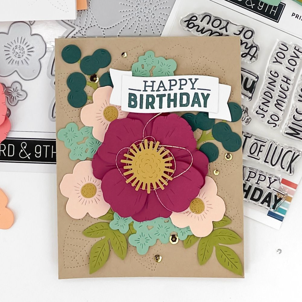 Concord & 9th Primrose Garden Die Set 12032 birthday