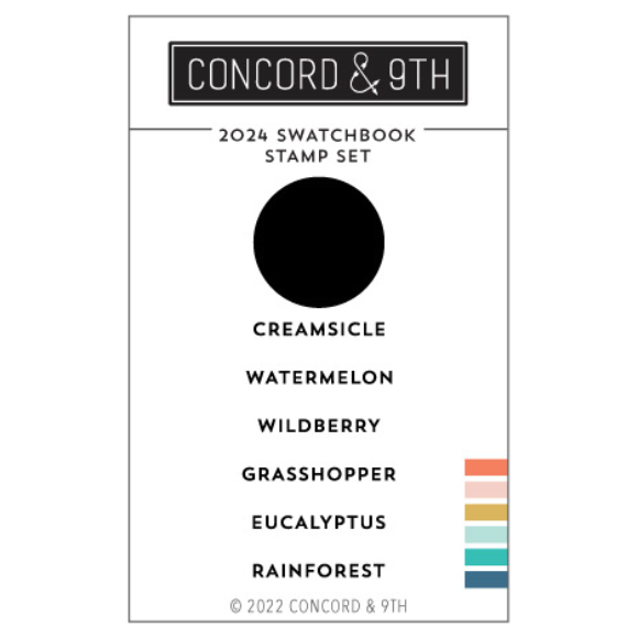 PREORDER Concord & 9th 2024 Swatchbook Stamp Set 12036