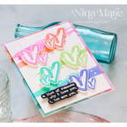 Simon Says Stamp Love Notes Wafer Dies sss477