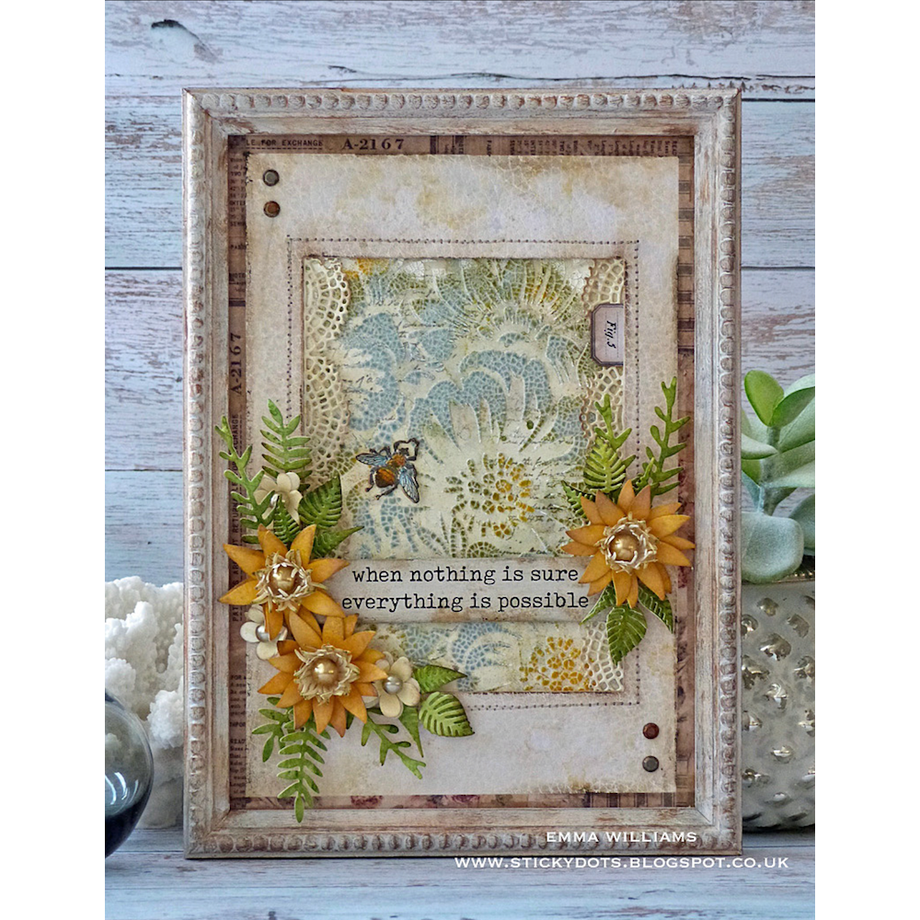 Tim Holtz idea-ology MINI FRAMED PANELS Structures TH93582 – Simon
